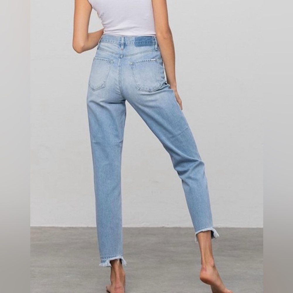 Insane Gene Women's High Rise Premium Girlfriend Jeans Size 9/28 New - Picture 5 of 13